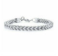 2022 Hot Sale Stainless Steel Gold Plated Bracelet Wholesale Custom Tennis Titanium Steel 3 Colors Charm Bracelet for Men