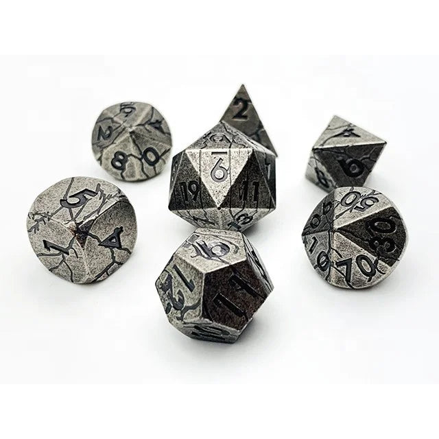 Custom Polyhedral Metal RPG Dungeons & Dragons Dice Zinc Alloy Board Game for DND Usage
