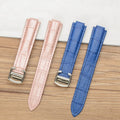 LAIHE Luxury Leather Watch Band Adjustable Breathable Multicolor 20mm Watch Strap