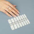 Custom Transparent Metallic New Design Nail Art Wraps Korea Style Nail Polish Stickers