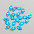 Wholesale Natural Synthetic Pearl Turquoise Evil Eyes Shell Hamsa Hand Blue Fatima's Hand Beads Jewelry Making Diy Accessories
