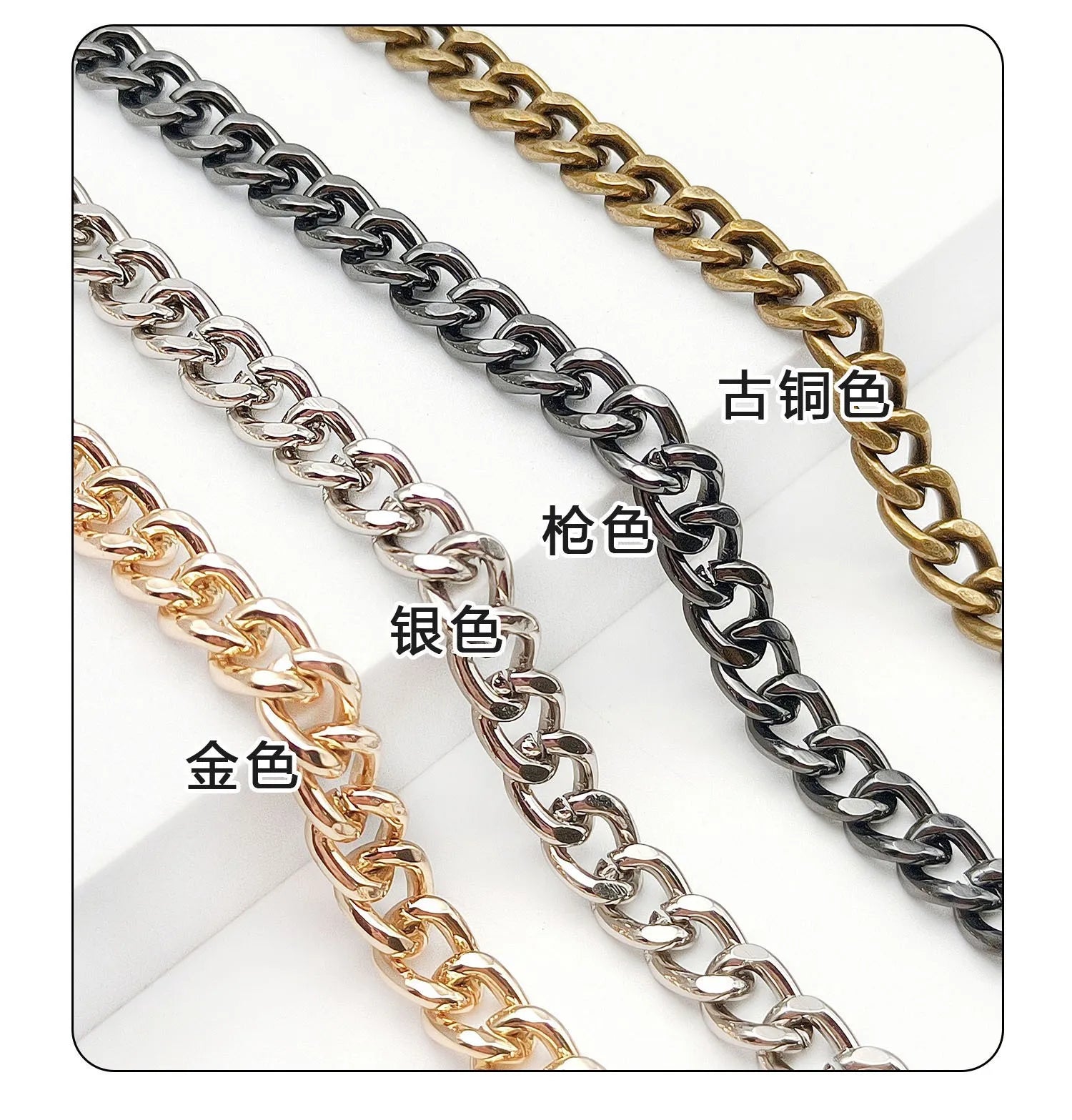 Metal Plating Non Rusting DIY Accessories Clothing Flower Baskets Hanging Grinding Iron Chain