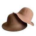 19 Colors Felt Hats Women Wide Brim Floppy Sun Bowler Derby Cloche Hats Blank Can DIY Wool Wide Brim Felt Hat Blanks
