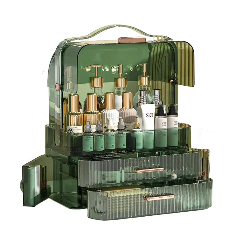 Factory Supply High Quality Plastic Multi-purpose Colorful Storage Makeup Organizer Box With Drawers