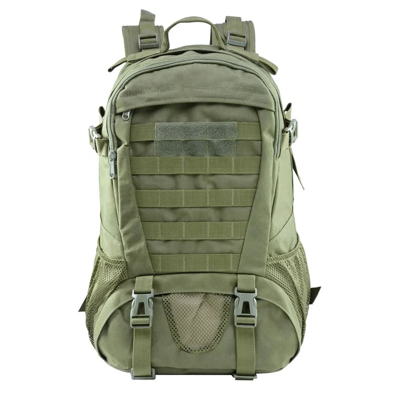 LUPU Hot Sell Durable Waterproof Fashion Tactical Backpack Internal Frame Polyester Lining Round Green in Stock