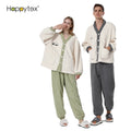 Luxury New Factory Home Lounge Wear Cozy Soft Thick Coral Fleece Long Sleeve 2 PCS Set Winter 2023 Pajamas for Couple Indoor