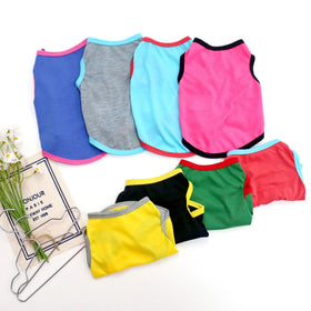 HW Summer New Style Factory Direct Color Block Smooth Vest Soft Comfortable Fabric Summer Anti Shedding Anti Mosquito