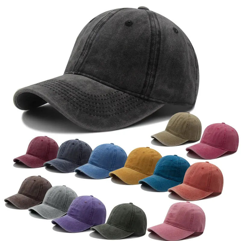 Fitspi Wholesale Spring Summer Cap Women Baseball Hat Fashion Hats Men Baseball Gorro Cotton Outdoor Simple Vintage Visor Casual