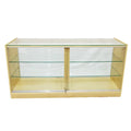 Keway Wholesales Melamine Plants Retail Store Shelf MDF Glass Display Cabinet Reception Desk Glass Display case