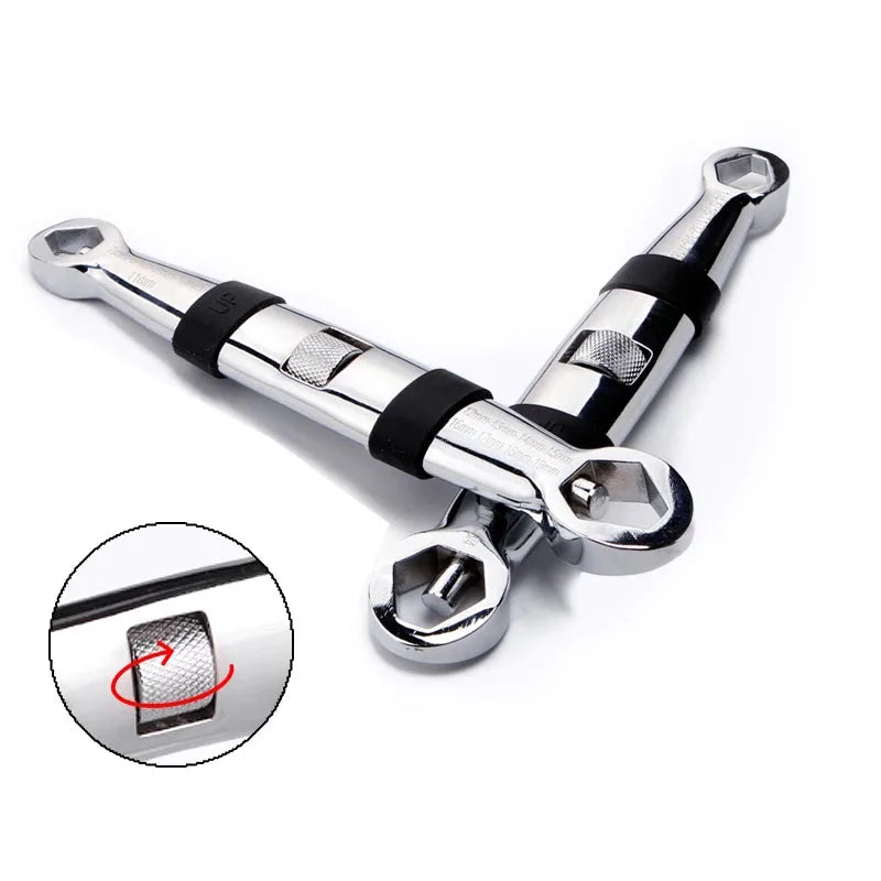 Universal23 in 1 Wrench Ratchets Adjustable Spanner 7-19mm Key for Car Repair Multitools Hand Tool