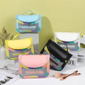Portable Large Capacity Advanced Macaron Color New Bath Waterproof Bag Storage Box Mesh Custom Makeup Wash Bag