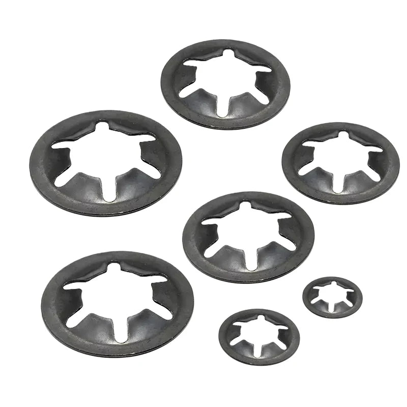 Carbon Steel Quick Lock Fixing Washer Internal Tooth Spring Starlock Washer