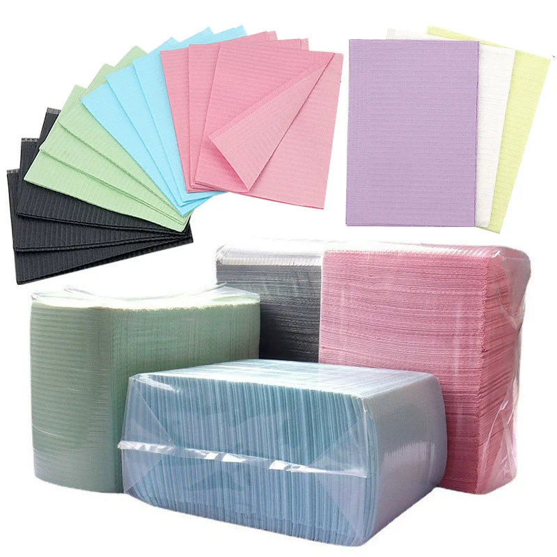 Disposable Waterproof Tattoo Clean Pad Tablecloths Cleaner Pads Patient Dental Napkins Beauty Salon Bibs Tattoo Mat Accessories