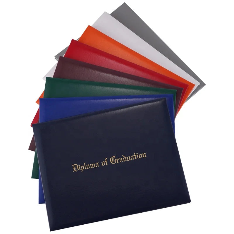 Maroon Hard Cover Diploma Holder 8.5x11 Certificate Holder Gradation Diploma Certificate Cover