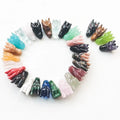 Polished Healing Gemstone Skulls Mini Size Crystals Dragon Head Skulls for Home Decoration