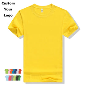 OEM Wholesale Plus Size Men's Oversized T-Shirt Custom Logo Printing Blank Plain Polyester Crew Neck Knitted Custom Graphic Logo