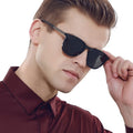Comfortable Round Frame Polarized Sun Glasses Fashionable Rivet Men Designer Inspired Sunglass