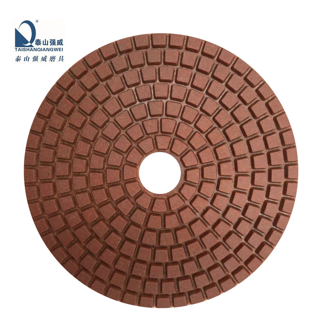 4inch Gloss Effect Diamond Soft Abrasive Water 100mm Polishing Pads for Angle Grinder