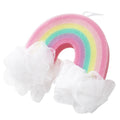 Colorful rainbow Ball Miracle Complexion Lovely Bath Cleaning Sponge