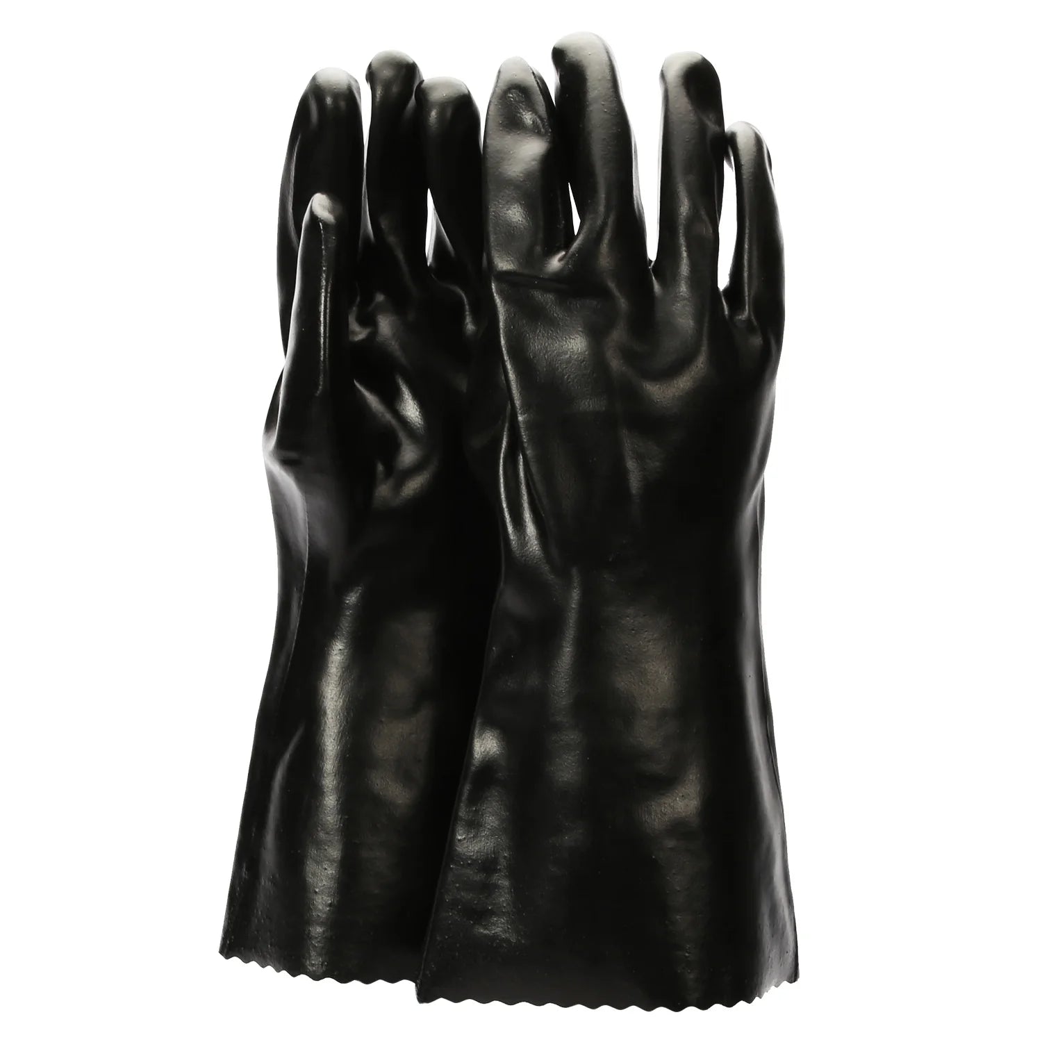 KSEIBI PVC Gauntlets Oil Resistant Gloves L45CM Work Gloves Safety Tools