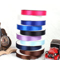 Wholesale Cut Edge Double Faced 100% Polyester Personalised Satin Ribbon 196 Colors 100yards Roll