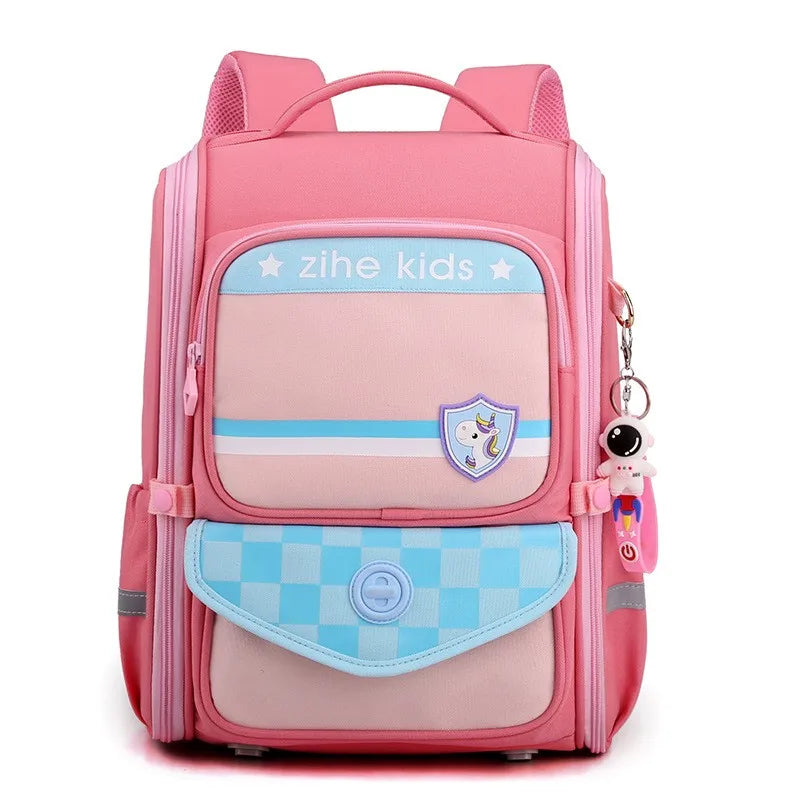 Fashionable Oxford for Unisex Elementary School Backpack for Kids Students by Zihe Kids