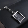 Wholesale Custom Blank Keychain Photo Frame Keyring Keychain For Boy & Girl Friend Gift