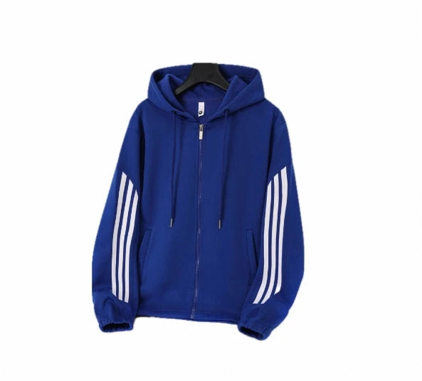Fashion Men's Sportswear Custom logo High-quality Pullover Sportswear Oversized Regular Striped Hoodie