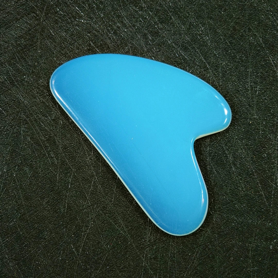 HY Opalite stone heart gua sha scraping massage tool