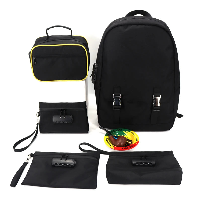 Smell Proof Backpack Private Label Carbon Lined Odorless Stash Sport Odor Bags Smoke Accessories Smell Proof Backpack