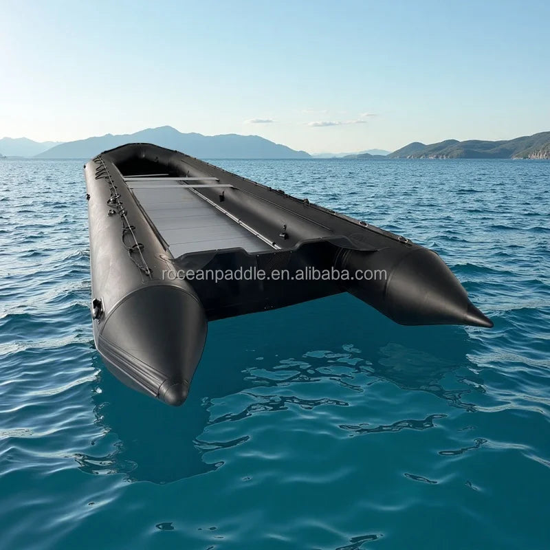 Russian Marine Durable Heavy Duty 7m 8m 9m 10m Large Speed Rescue Boat Aluminum Floor for Sale