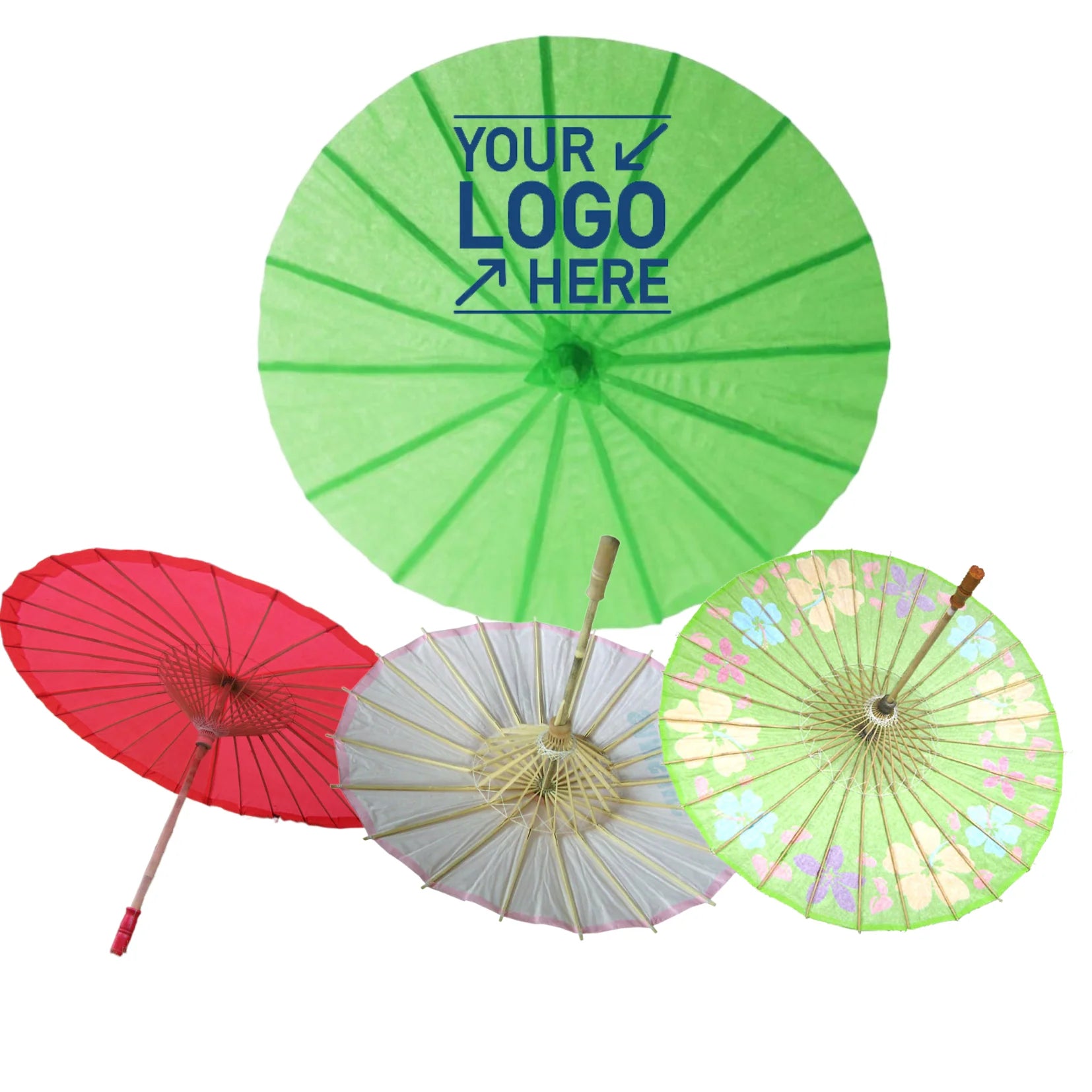 Bamboo Rib Craft Umbrella Chinese Traditional Oil Paper Umbrella Hand Made Umbrella