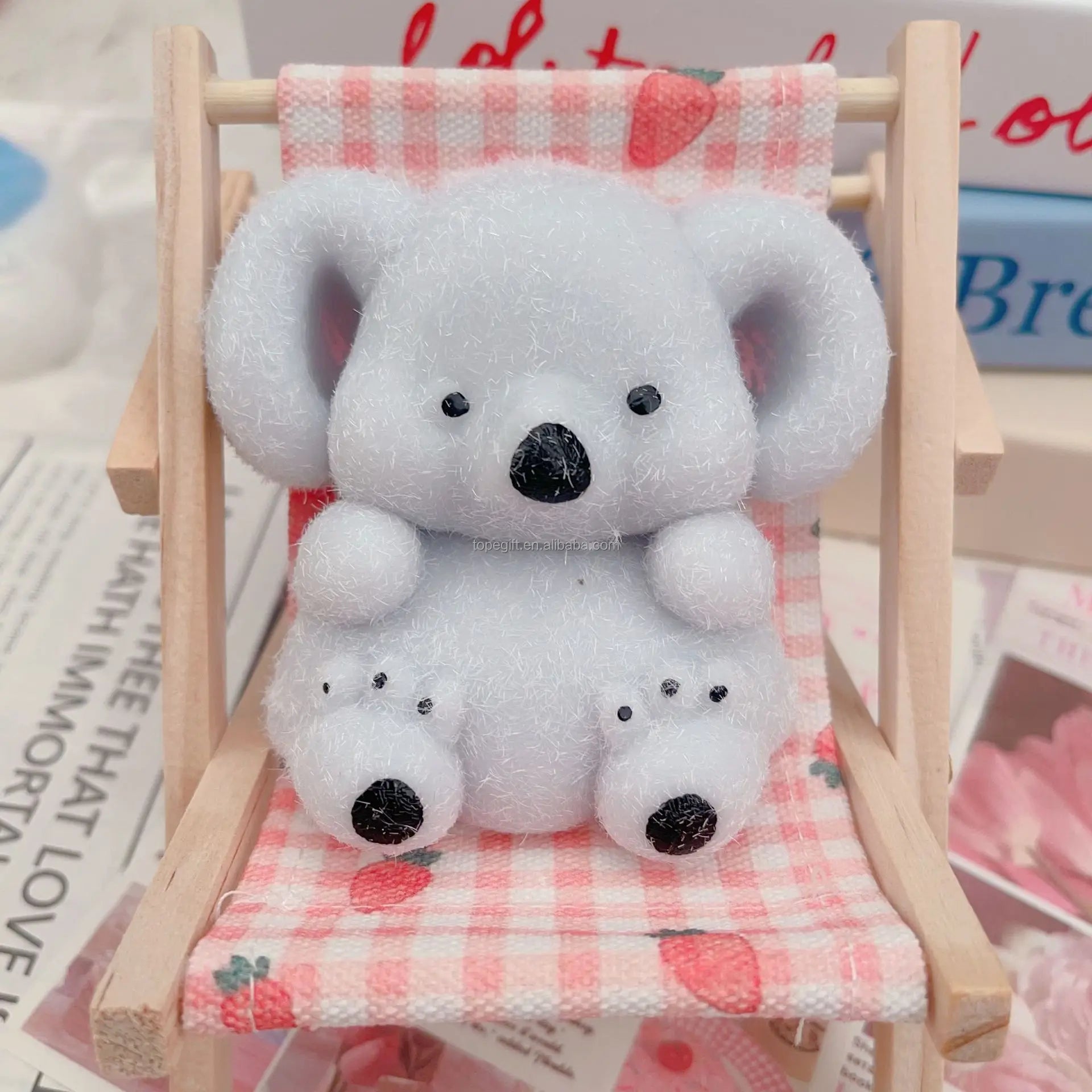 Novel Durable Silicone Little Koala Bear Relief Toy Promotional Gifts