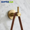 Koppalive Heavy Duty Gold Coat Rack Hook Cheap Bathroom Solid Brass Wall Mounting Towel Coat Hooks