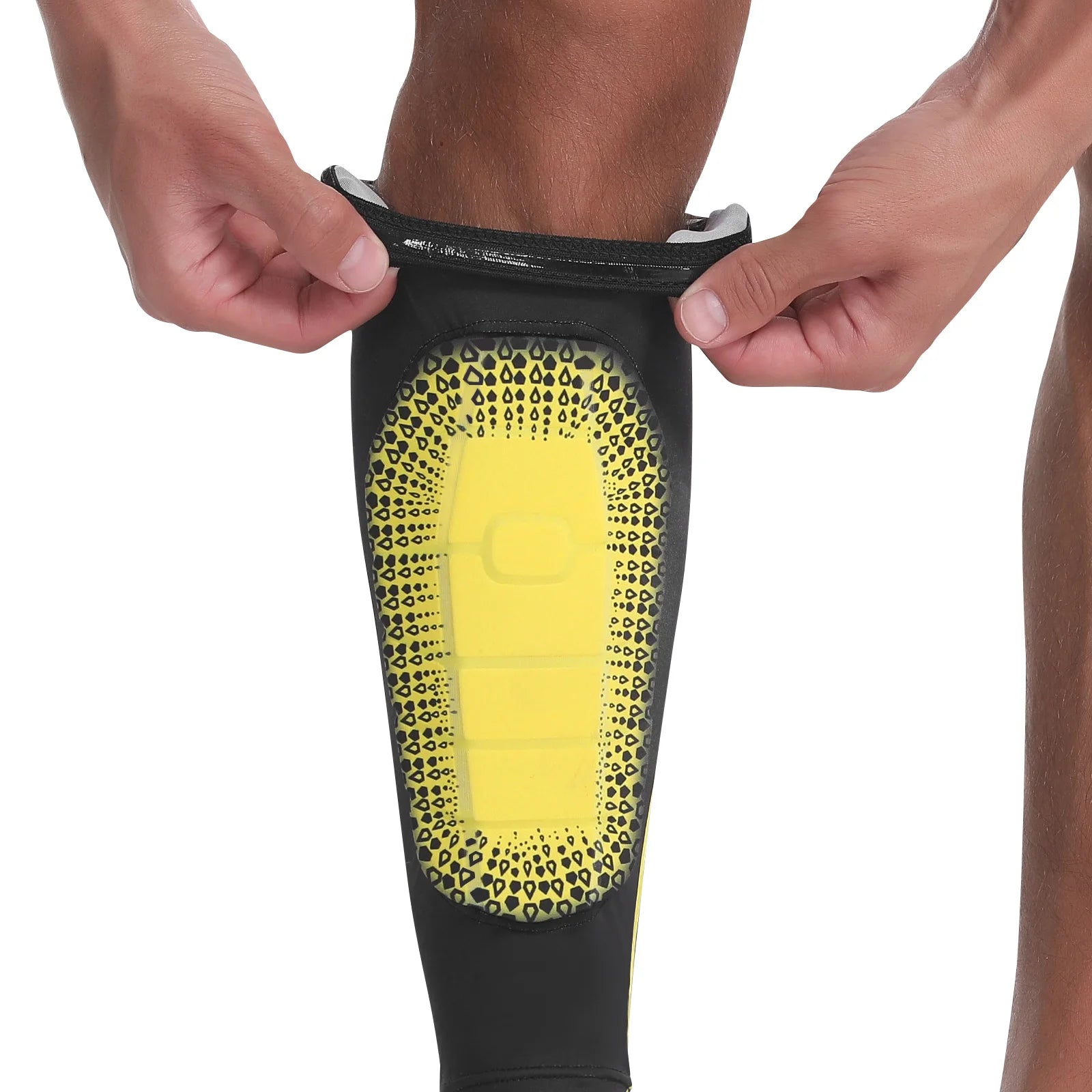 Custom Honeycomb Calf Shin Guards Football Cycling Anti-Collision Custom Shin Guards Brace Shin Guards