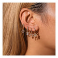 MICCI Tarnish Free Waterproof Jewelry Zircon Gold Plated Fashion Charm Women Earrings for Girls