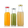 In Stock 250ml 350ml 500ml Glass Juice Dispenser with Screw Cap for Fruit Juices Beverages Coffee