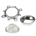 1 Set 44mm LED Lens Optical Glass 60 Degree + 50mm Reflector Collimator + Fixed Bracket for COB Chip