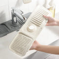Factory Direct Sale Silicone Faucet Mat Water Splash Pad Silicone Draining Mat Kitchen Sink Faucet Mat