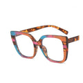 Fashion Anti Blue Light Blocking Glasses Big Frame Eyeglasses Personality Sunglasses Men Women 2022
