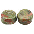 HZ Wholesale Natural Unakite Crystal Sphere Stand Gemstone Sphere Crystal Holders for Home Decoration
