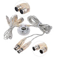 USB MIDI Interface Adapter Cable Cord  Dual 5-Pin Male to Dual Female MIDI Plugs 2 Meters/ 6.6 Feet for Mac PC to Music Keyboard