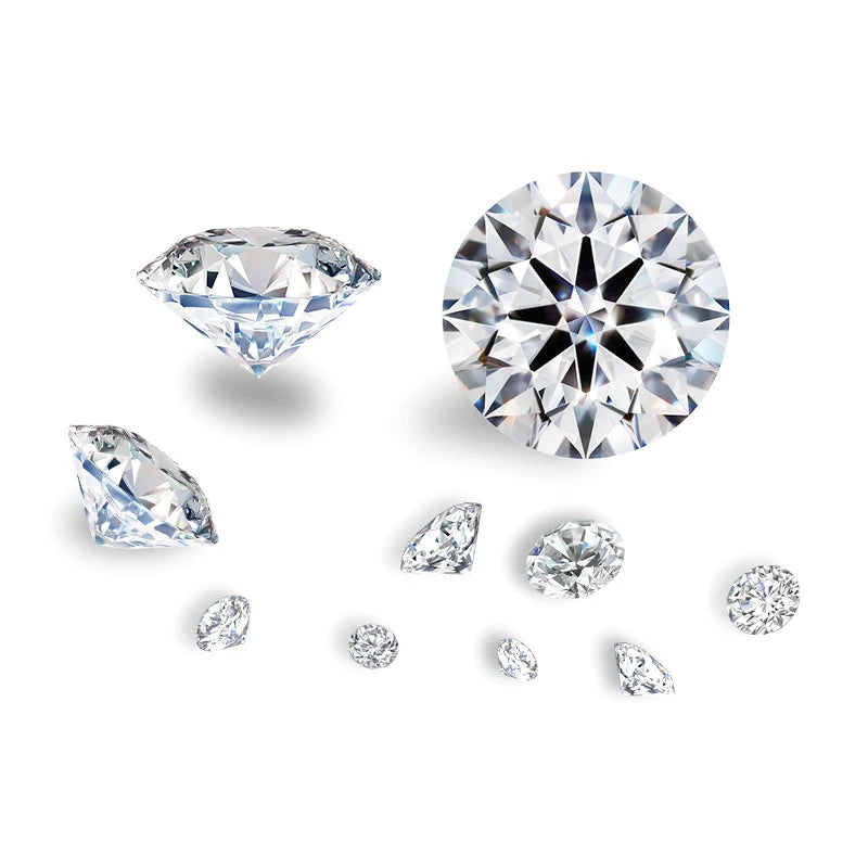 Starsgem 3EX ID/2EX 0.3ct 0.5ct 1ct D VS1 VVS2 Lab Grown Diamond Round Cut IGI Certified Diamond Lab Grown