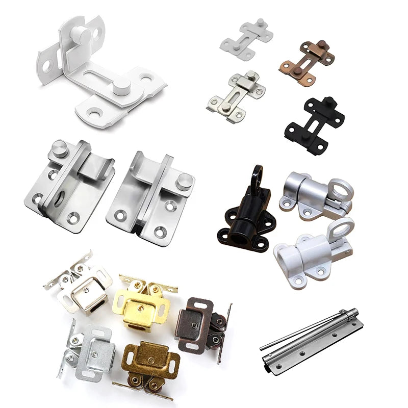 Stainless Steel Gate Latches Flip Latch Safety Door Bolt Latch LockMatte Black