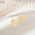 Stainless Steel Wedjat Eye Finger Earrings Vintage Ancient Egyptian the Eye of Horus Symbol Earrings for Women Men Amulet Jewel