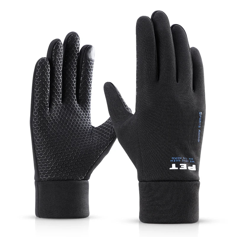 Custom logo Driving Driver Riding Racing Touch Screen Men Sport Gloves Winter