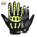 Breathable Mesh Full Gym Gloves Finger Gel Pad Touch Screen Motorcycle Riding Bike Bicycle Riding Sport Gloves
