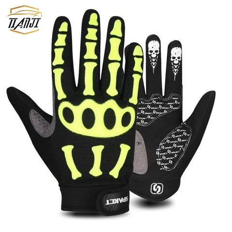 Breathable Mesh Full Gym Gloves Finger Gel Pad Touch Screen Motorcycle Riding Bike Bicycle Riding Sport Gloves
