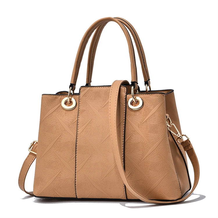 China Supplier Fancy Leather Newest Pictures Lady Fashion Tote Handbag 2024