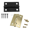 Factory Supply 2inch 50 X 34mm Metal Black and Gold Butt Hinge Strong Butt Hinge